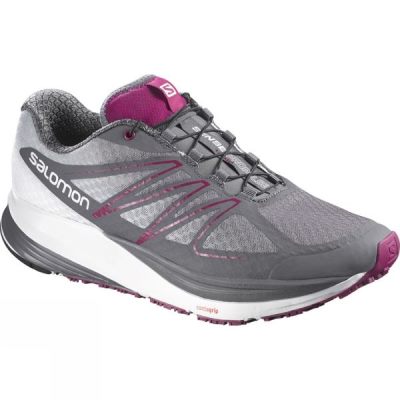 Zapatillas Running Salomon Sense Propulse Mujer Gris Oscuro / Moradas - Chile SFW241685